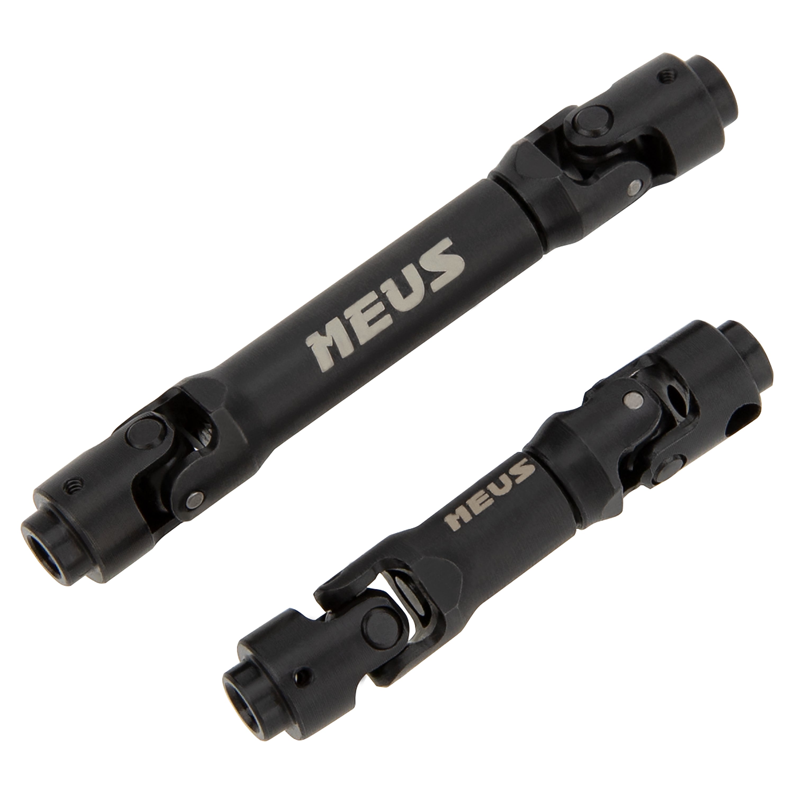 Runup 2 ejes de transmisión de acero CVD Driveshaft Metal Front Rear Drive Shaft para TRA-XXAS Mini E-REVO 1/16 E Revo Summit RC Crawler Car ( Negro