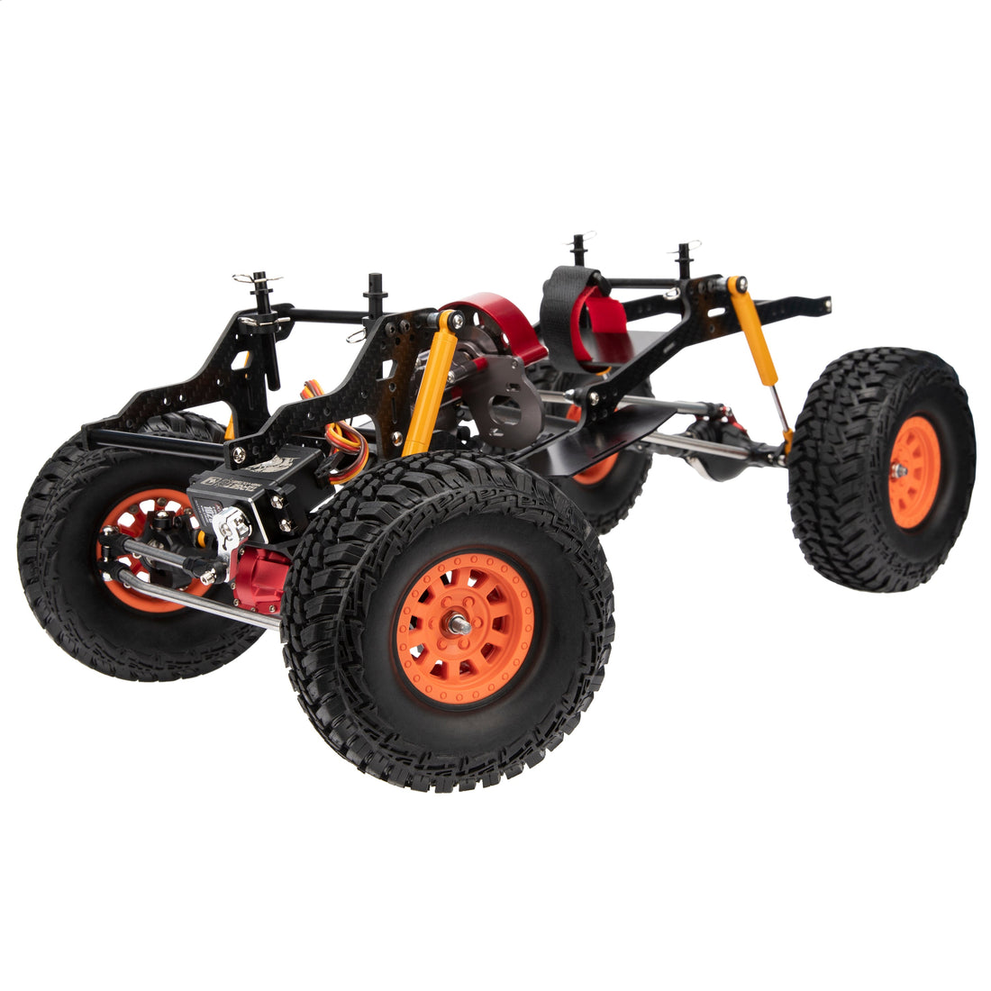 Meus Racing 1.9" Plastic Beadlock Wheels/Rubber Tires
