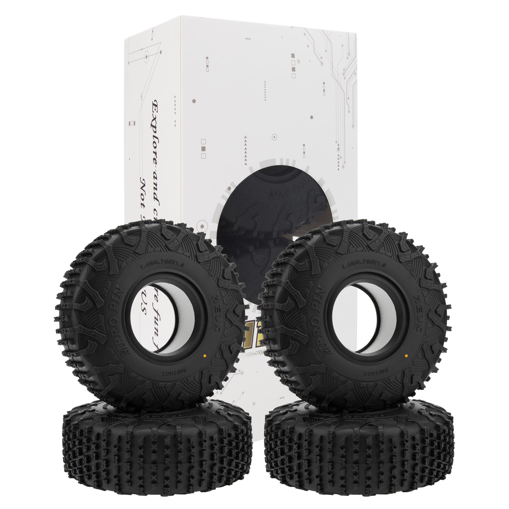 1.9 Inch Mpro Pin M1902 tires package 