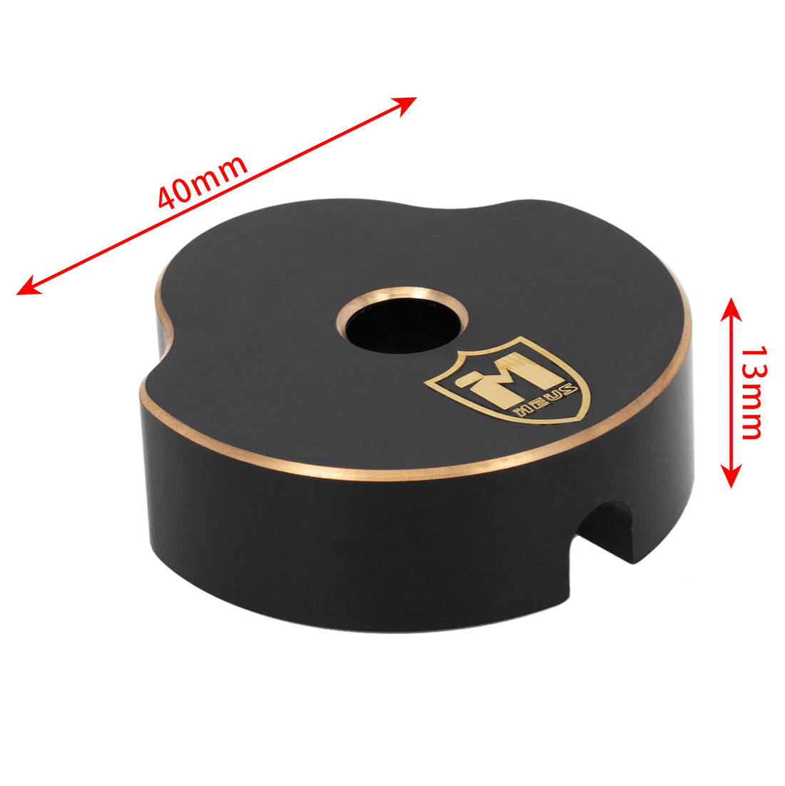  Brass Rear Axle Tube Cap for SCX10 Pro