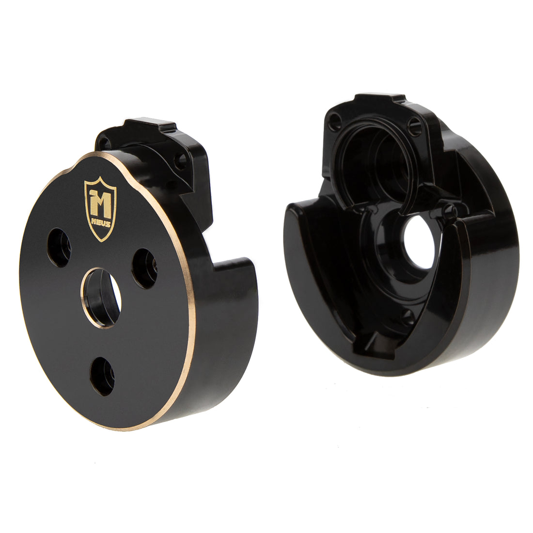 MEUS Racing Brass Front Portal Counter Weight Drive Housing 81.6G/PC For MEUS 1/10 Nylon Portal Axle