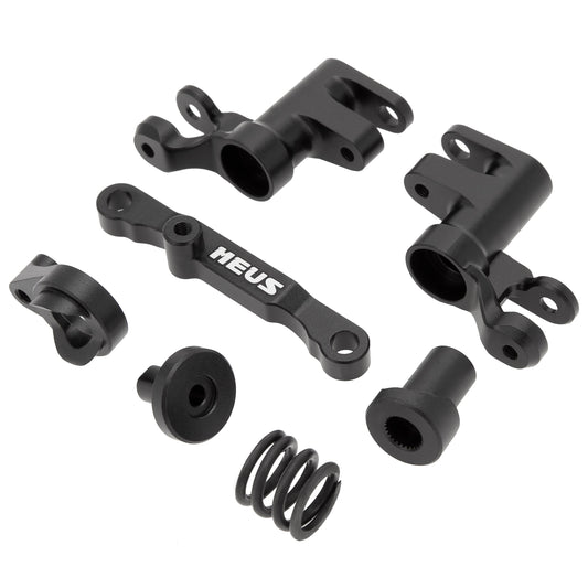 MEUS Racing Aluminum BellCrank Steering Set with 25T Servo Horn for Traxxas 1/16 Mini Maxx