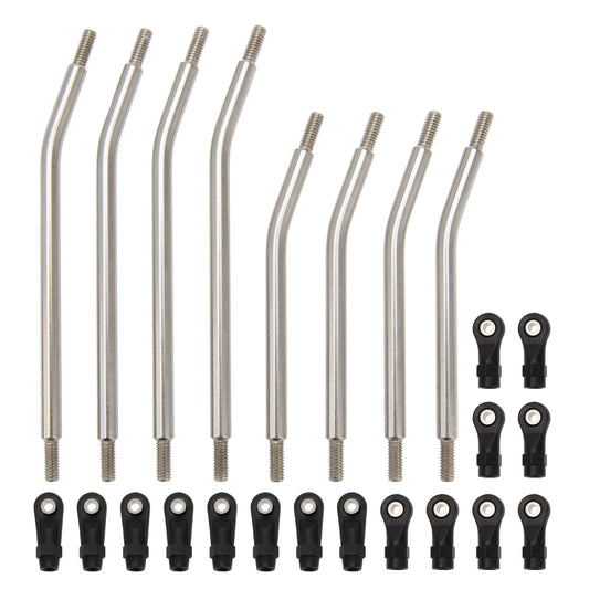 MEUS Racing 318mm Wheelbase Stainless Steel Links Set For 1/10 Axial Capra 1.9 UTB RC Crawlers