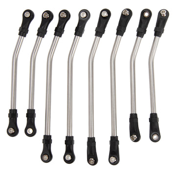 MEUS Racing 318mm Wheelbase Stainless Steel Links Set For 1/10 Axial Capra 1.9 UTB RC Crawlers