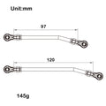 324mm Wheelbase Chassis Links Size For 1/10 Axial Capra 1.9 UTB