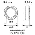 32×11mm silicone tire inserts size