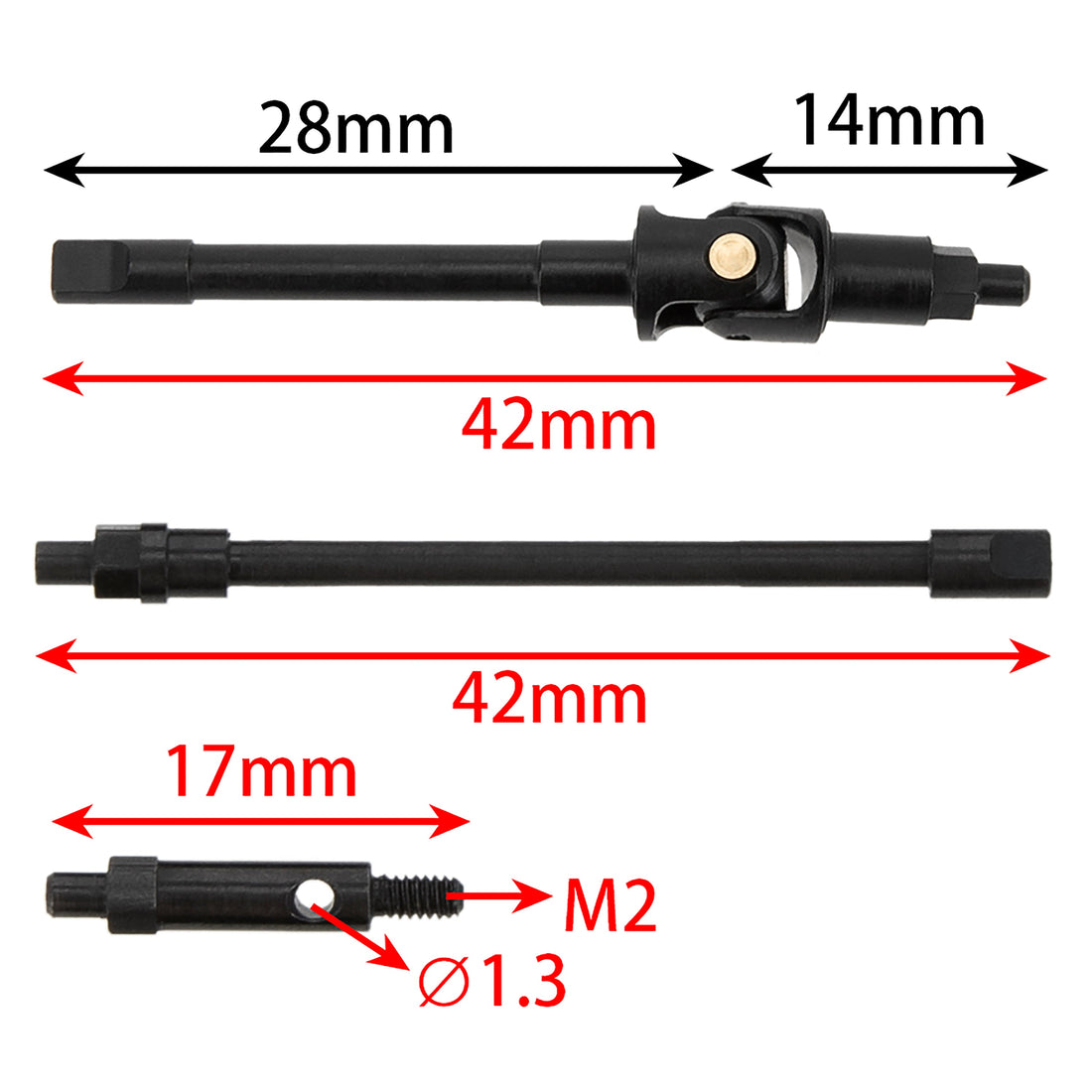 Front & Rear Portal Axle kit for SCX24