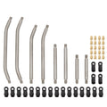 8PCS Titanium SCX24 Double Bent High Clearance Chassis Links for Gladiator
