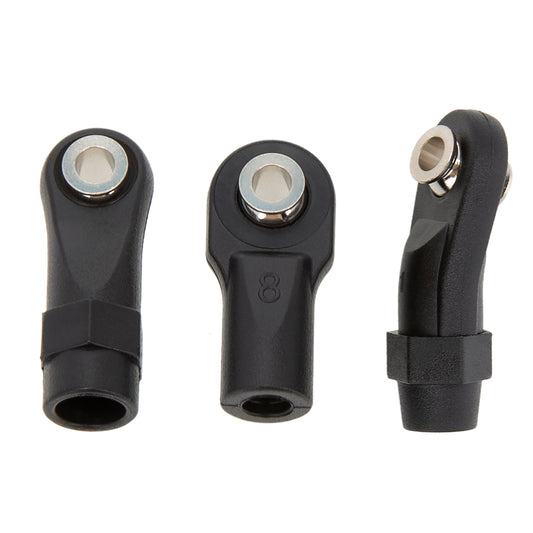 MEUS Racing 100pcs Link Rod Ends Set M4 Ball Joint Head Set for 1/10 Traxxas TRX-4 SCX10 RC Car