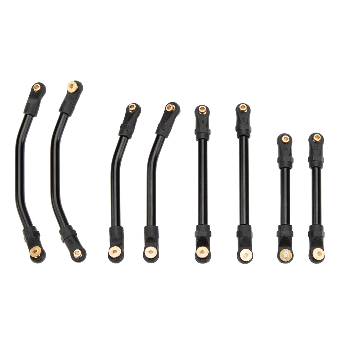 Aluminum SCX24 C10 Bronco Double Bed High Clearance Chassis Links