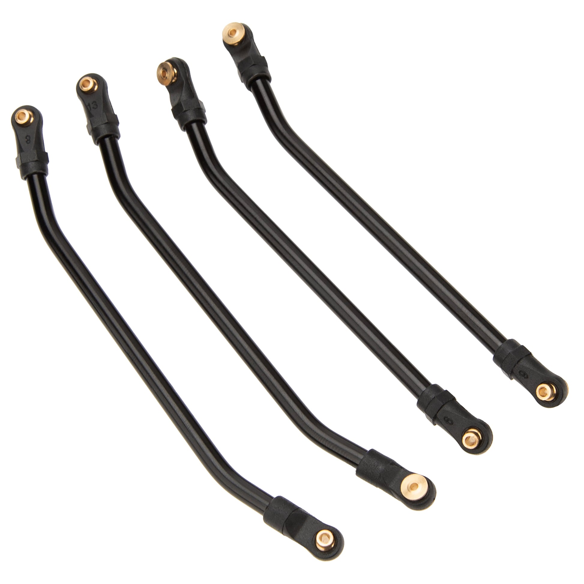 Aluminum SCX24 Dead90 Double Bent 90mm Rear Links 