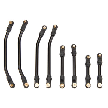 Aluminum SCX24 Deadbolt Double Bent High Clearance Chassis Links 