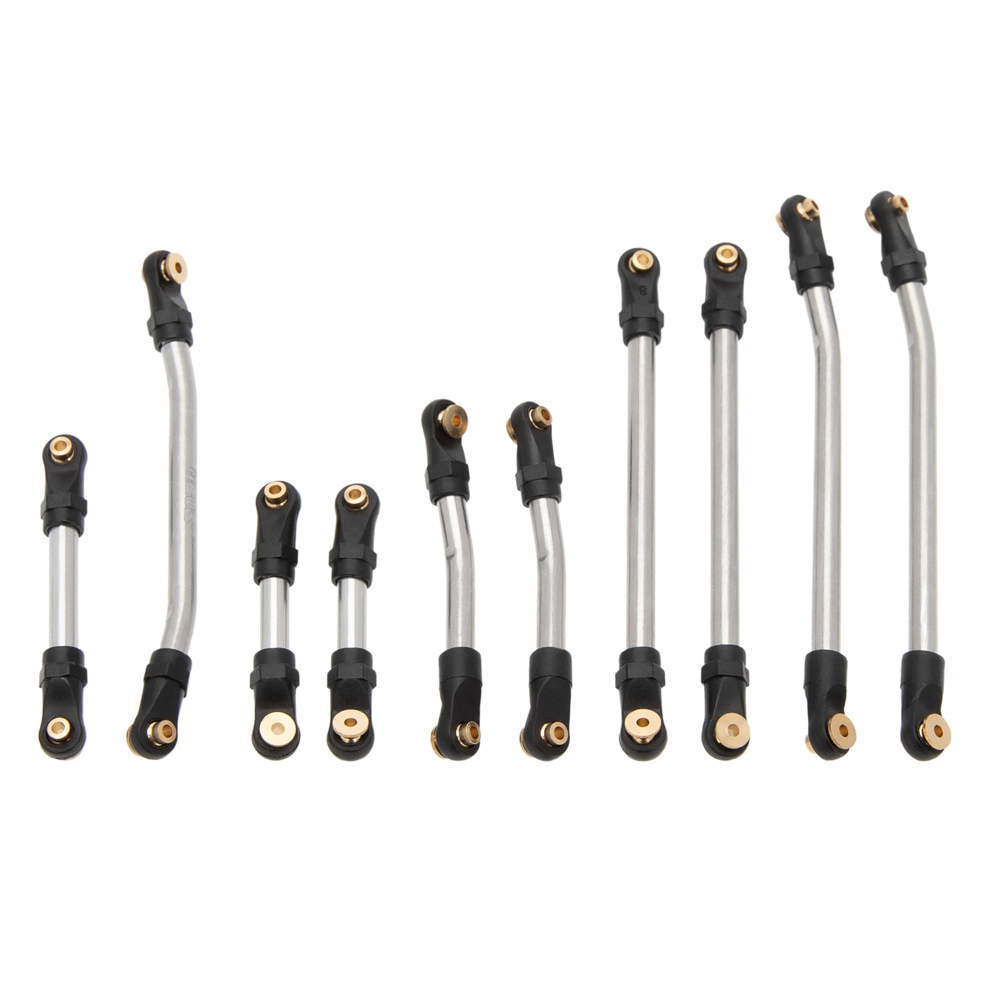 Aluminum SCX24 Deadbolt High Clearance Chassis & Steering Links 