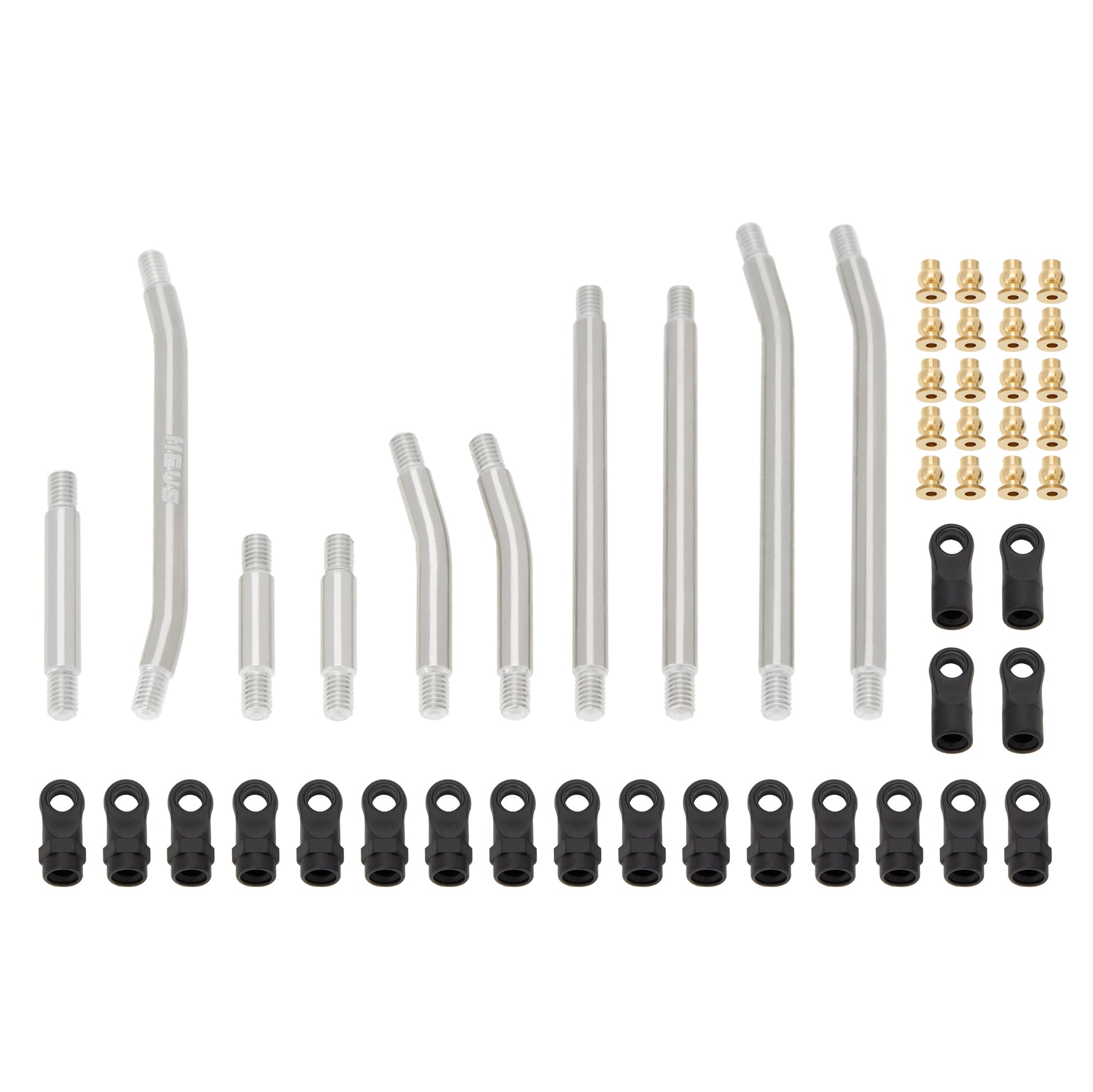 Aluminum SCX24 GX 470 High Clearance Chassis & Steering Links 