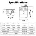 Aluminum SCX30 V2 coreless servo details