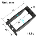 Aluminum Vertical Servo Mount Size for Capra 1.9 UTB Nylon axles