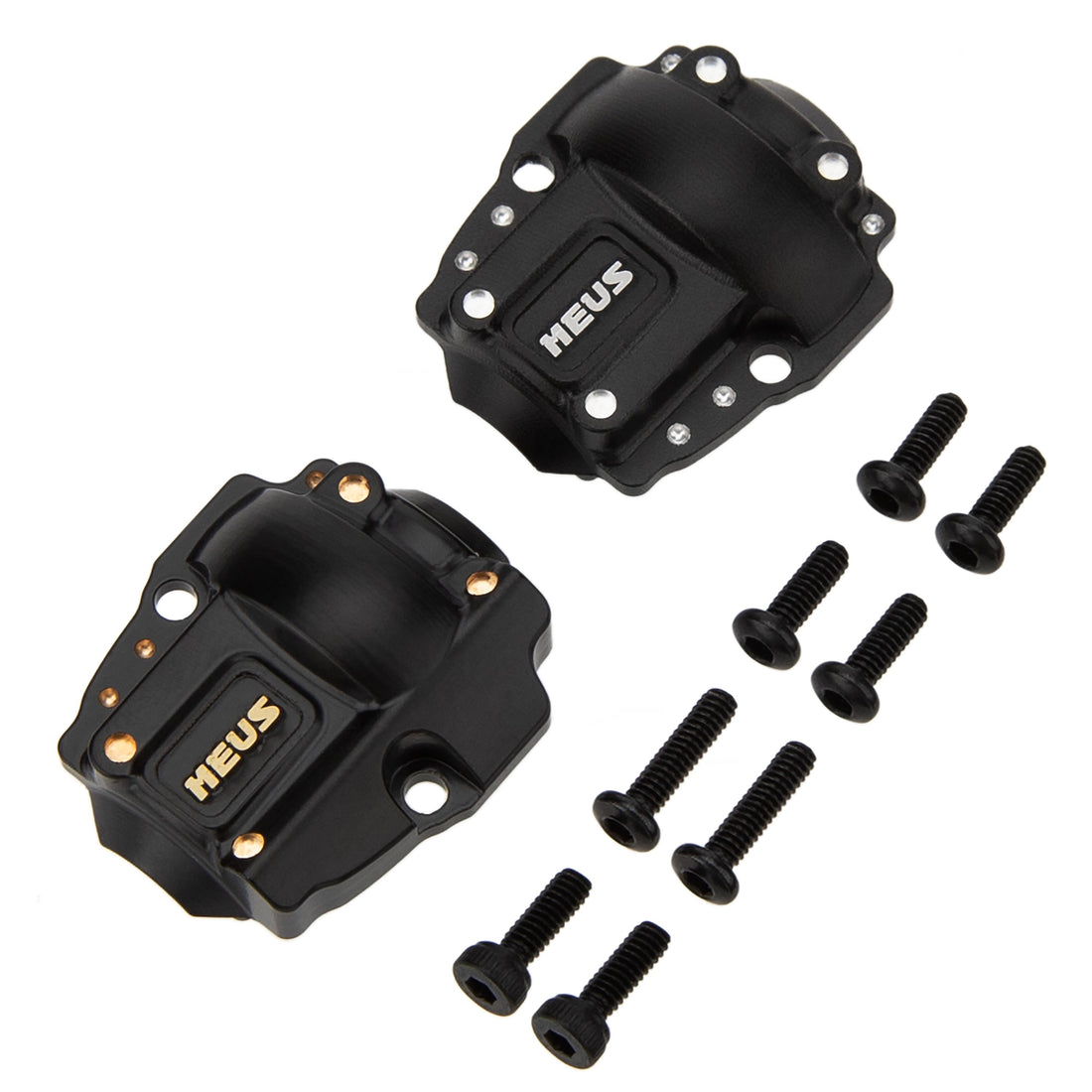 Ascent-18 Apex Brass Front & Aluminum Rear Diff Covers