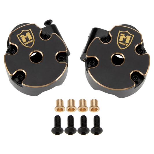 Ascent-18 Apex Brass steering knuckles with counterweight covers