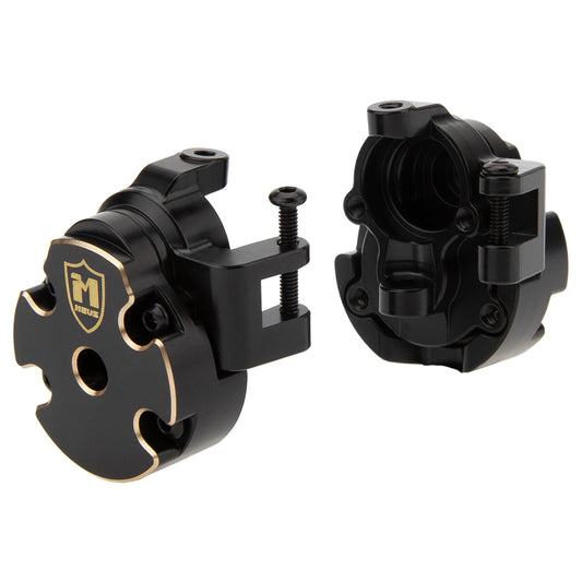 Ascent-18 Apex Brass steering knuckles with counterweight covers