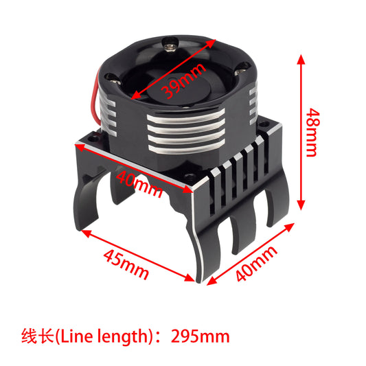 MEUS Racing RC Cooling Fan Motor Heatsink 21000 RPM for SCX10 TRX-4 1/8 1/10 RC Crawler 4274 4268 Motor