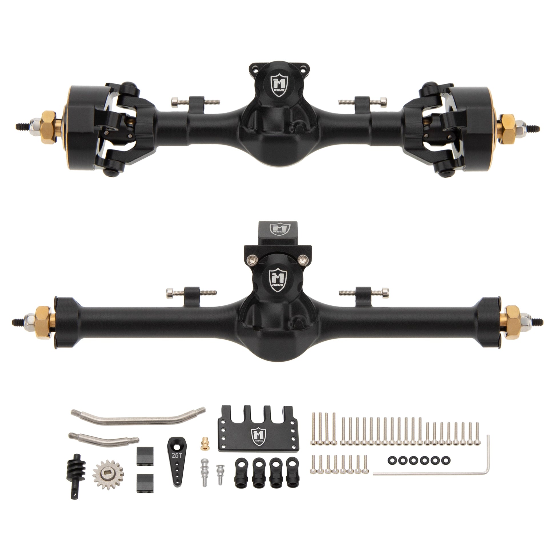 SCX24 Metal V3 Isokinetic Axles +9MM