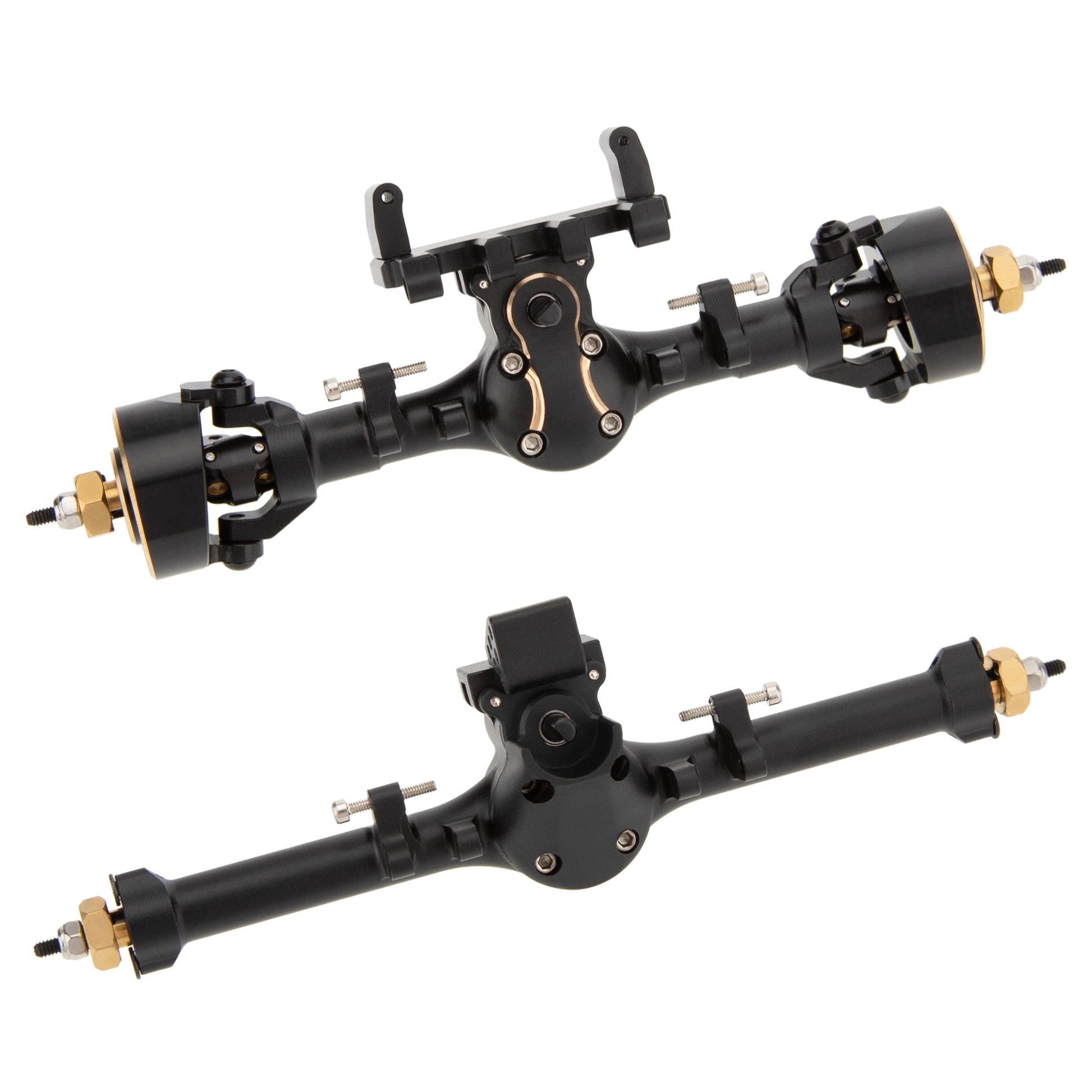 Black SCX24 Metal V3 Isokinetic Axles