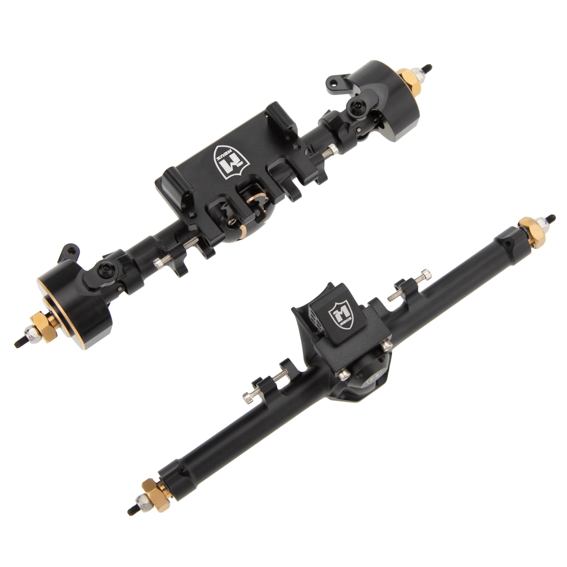 Black SCX24 Metal V3 Isokinetic Axles