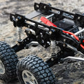 Black Aluminum Shocks on SCX24 RC Car