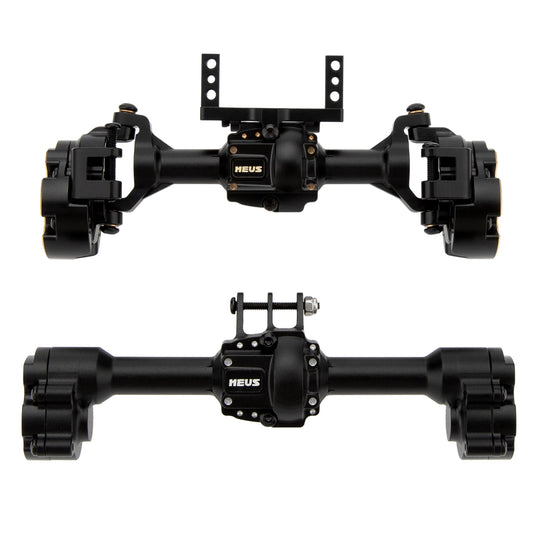 Black Ascent 18 Apex Front Rear Portal Axle Housings