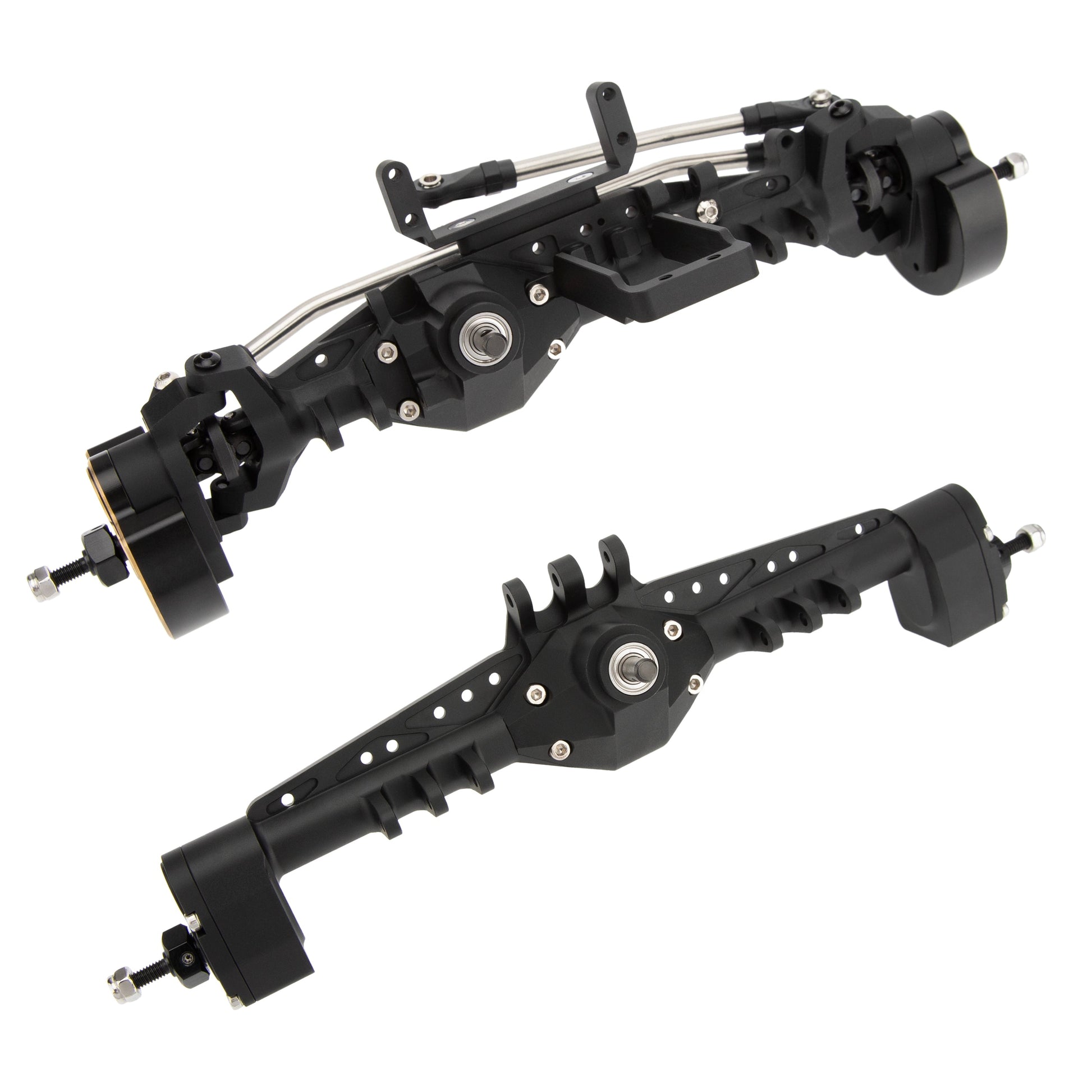 Black CHEAT CODE Capra 1.9 Isokinetic front and  rear axles