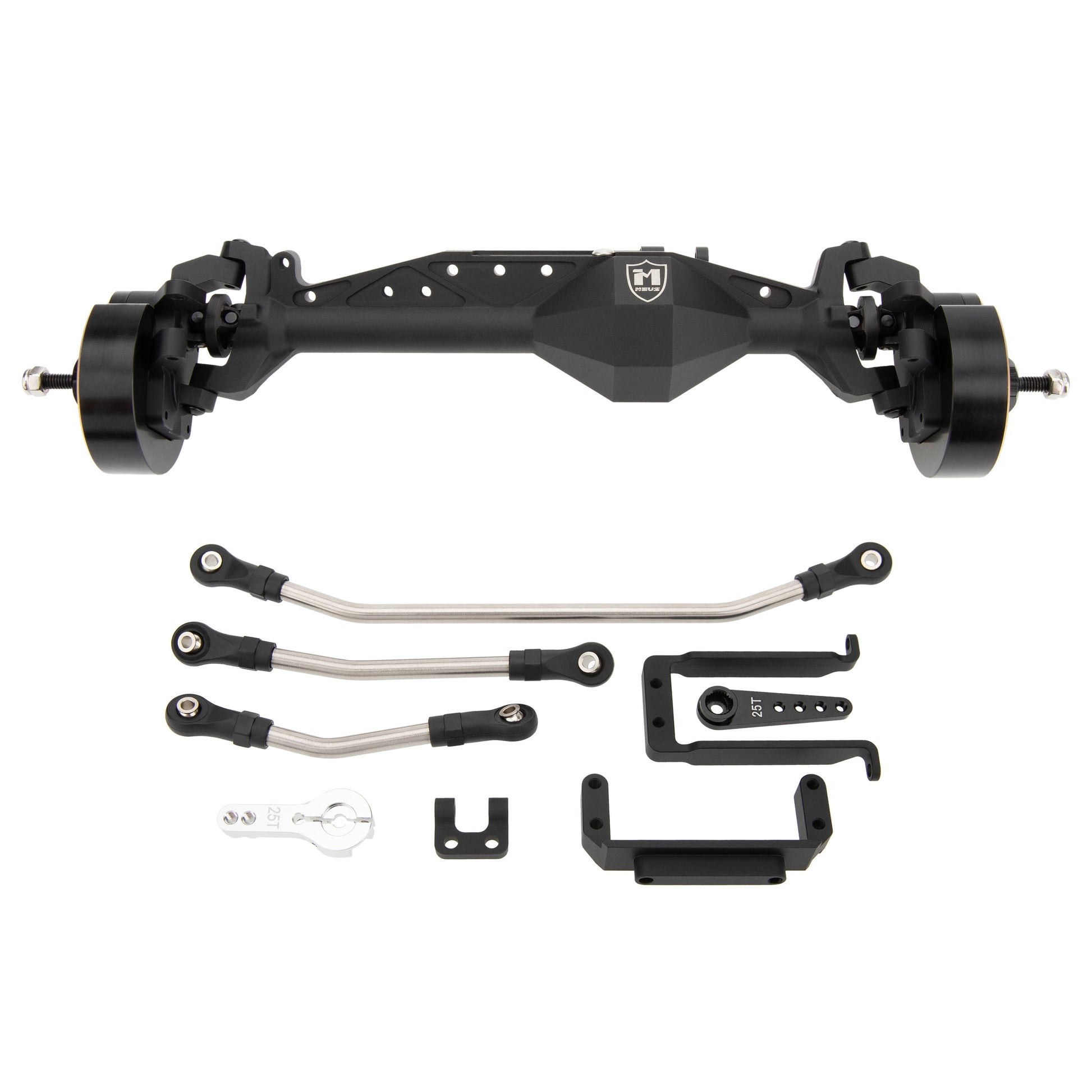 Black CHEAT CODE Capra 1.9 Isokinetic front axle