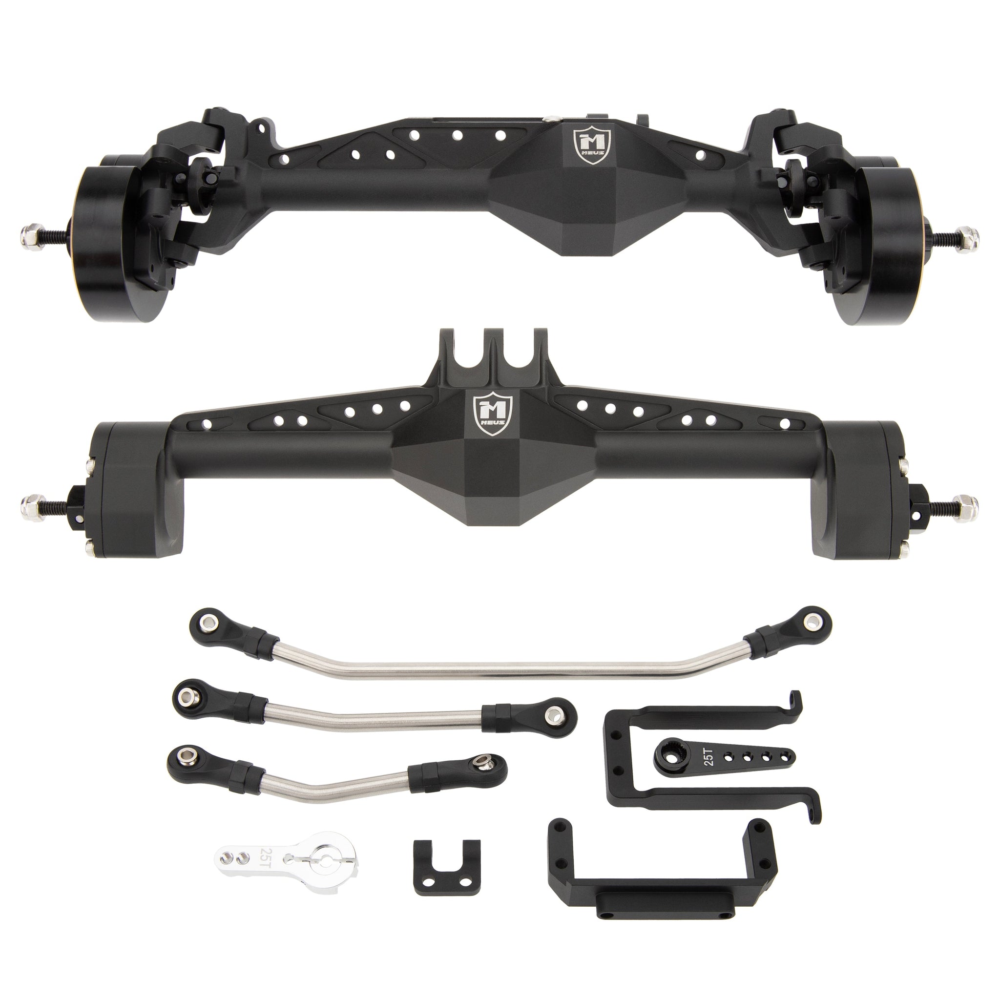 Black CHEAT CODE Capra 1.9 Isokinetic front and  rear axles