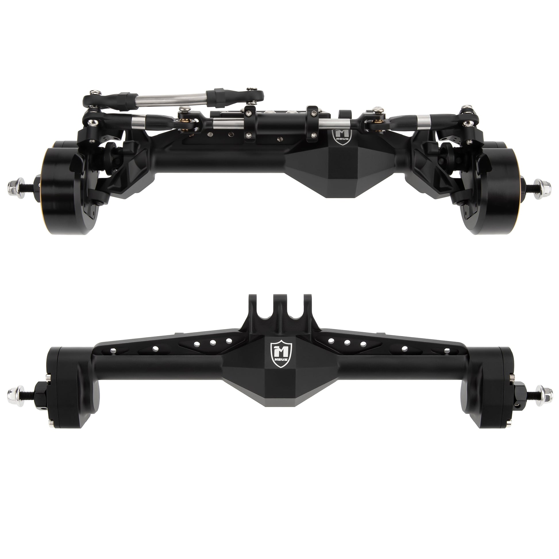Black CHEAT CODE V2 Capra 1.9 Isokinetic front rear axles
