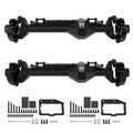 Black Redcat Vertex-6 4WS front axle housings