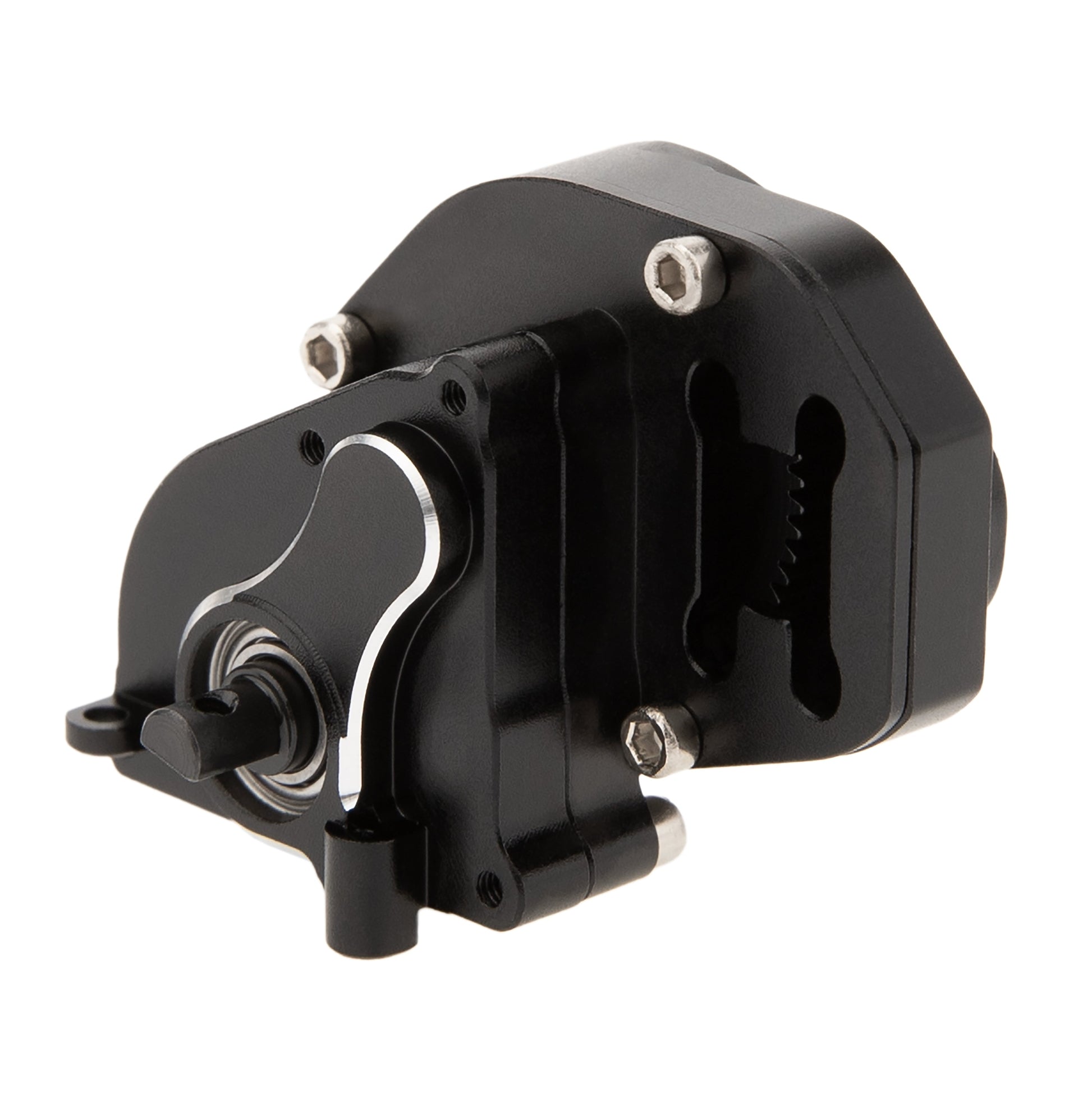 Black SCX24 Brushed Complete Transmission