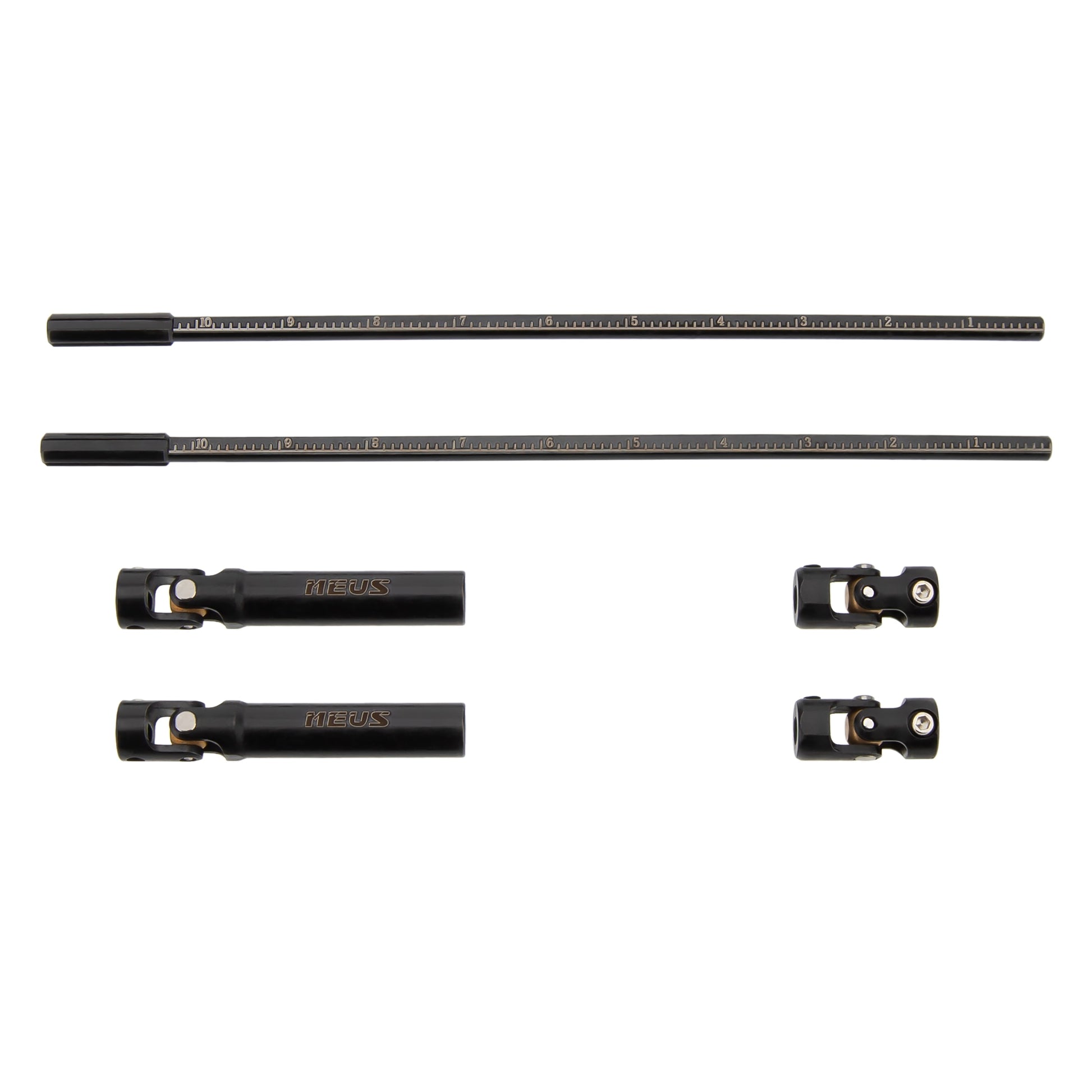 Black TRX4M Cuttable Drive Shafts