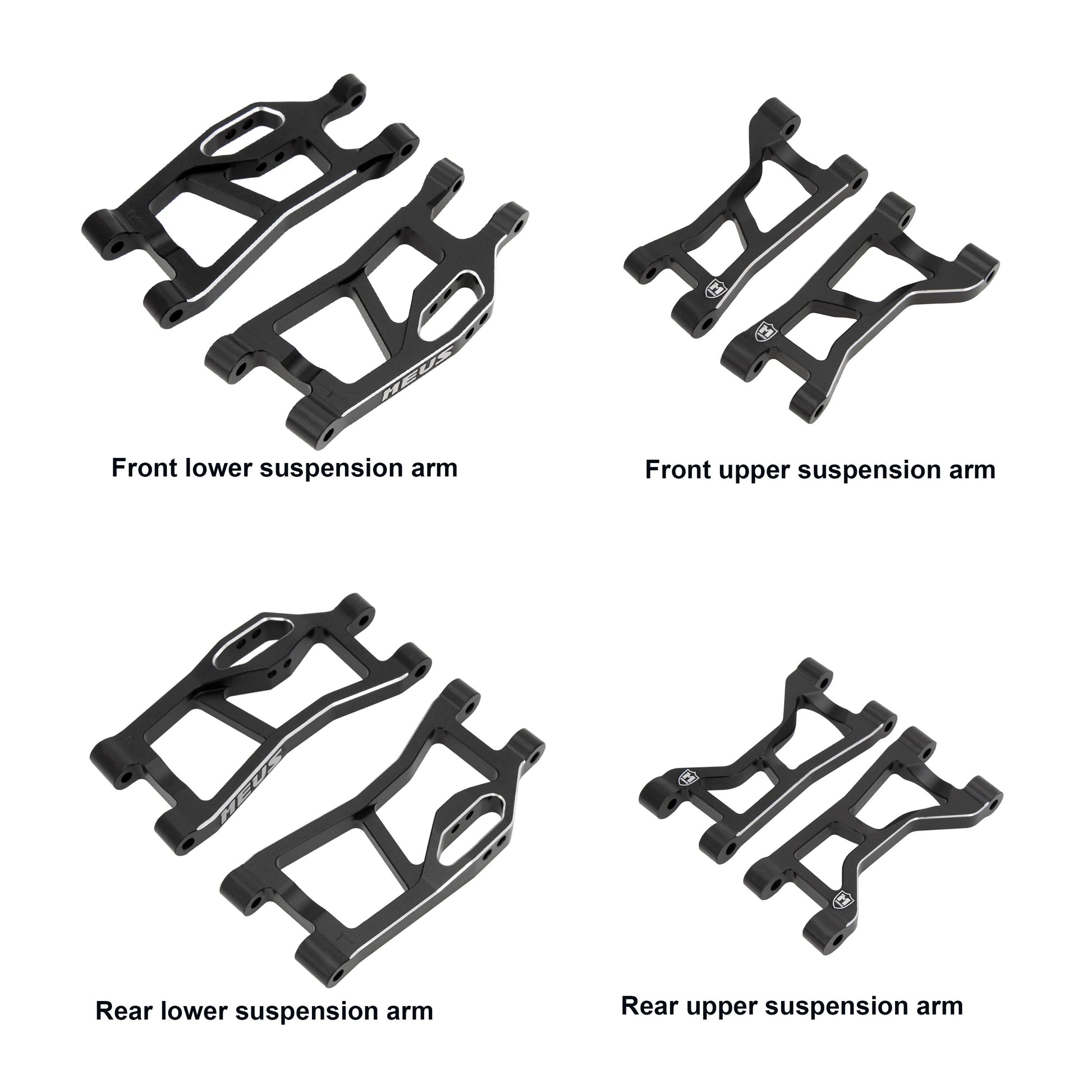 Black suspension arms