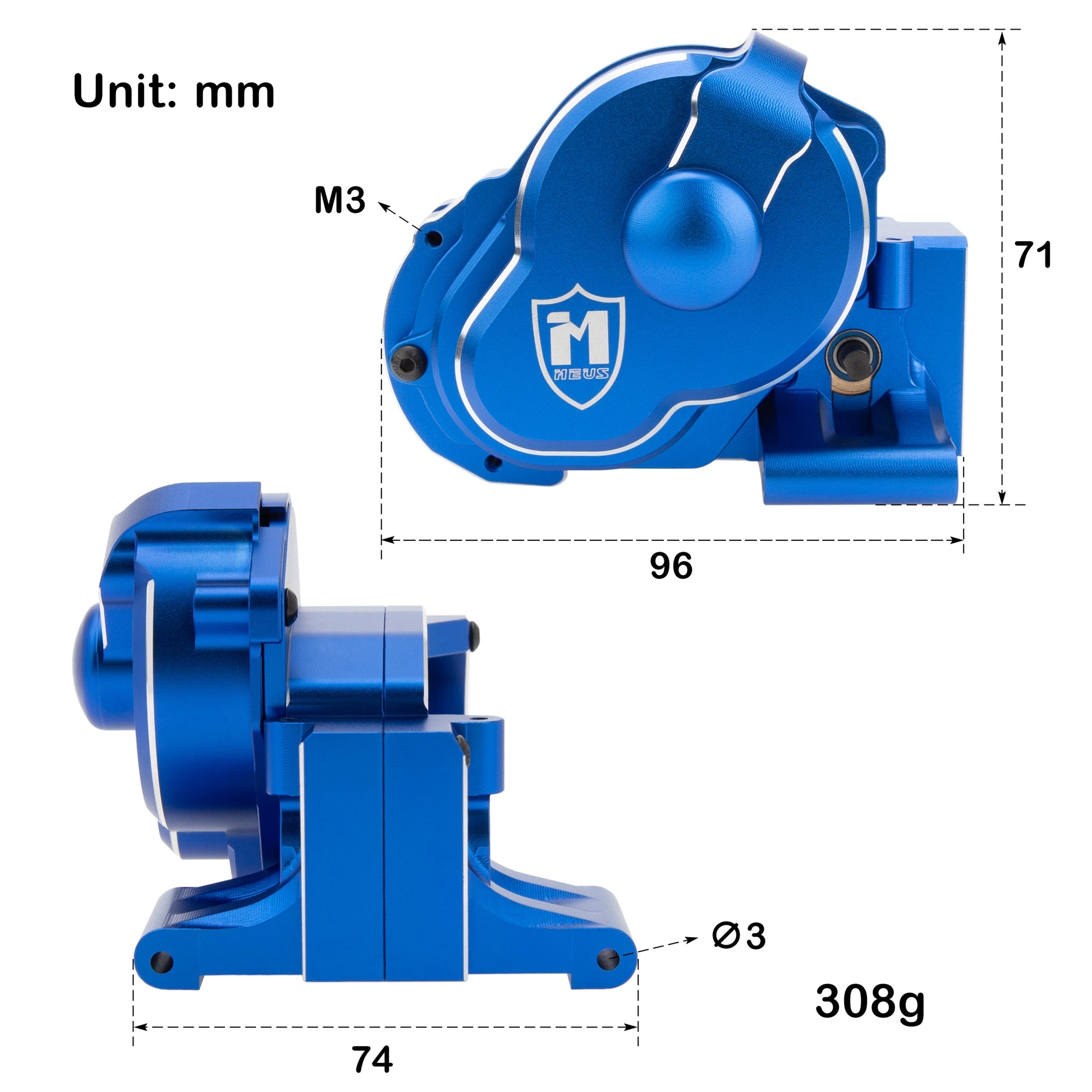 Blue Complete Transmission Size for 272 272R