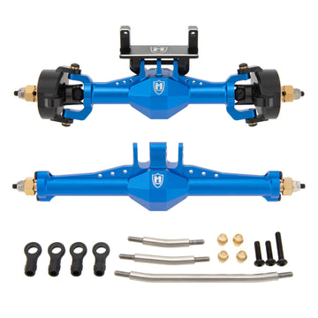 MEUS Racing TRX4M Metal Isokinetic Front Rear Axles with 3-Section CVDs for 1/18 TRX4M Bronco Land Rover Defender K10 High Trail