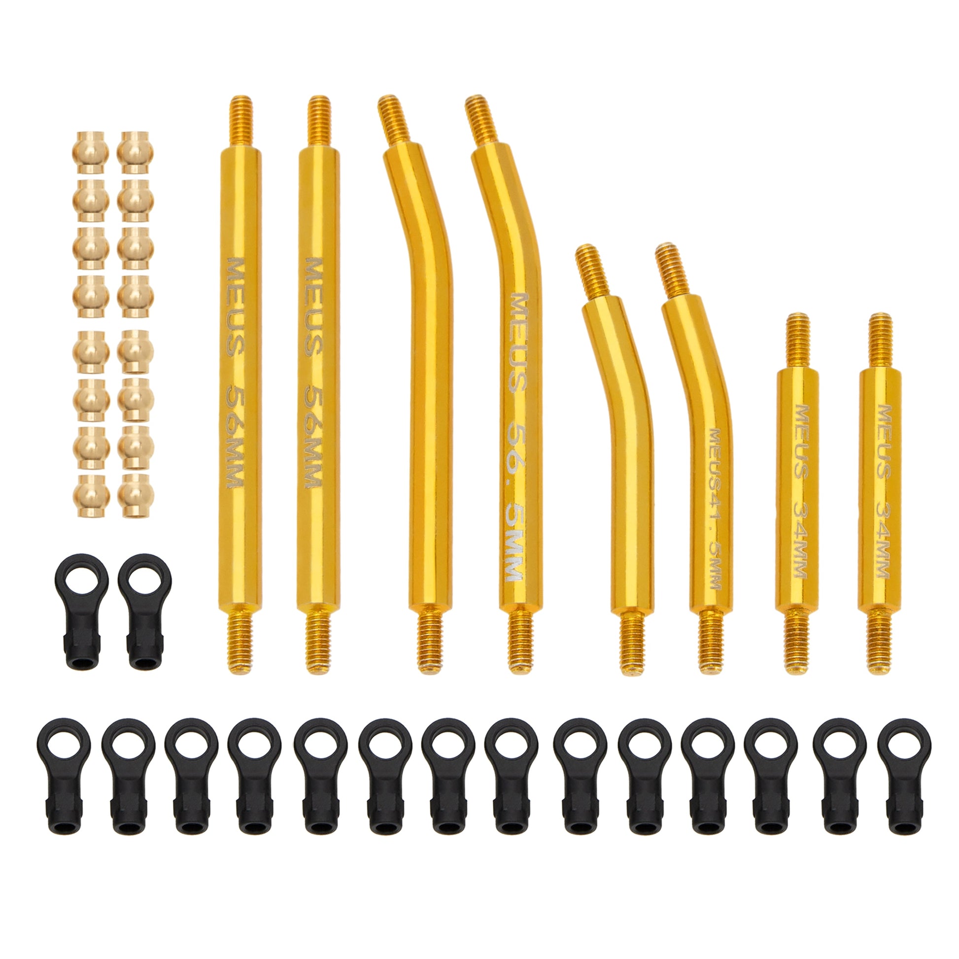 Brass Chassis Links for TRX4M Defender Bronco