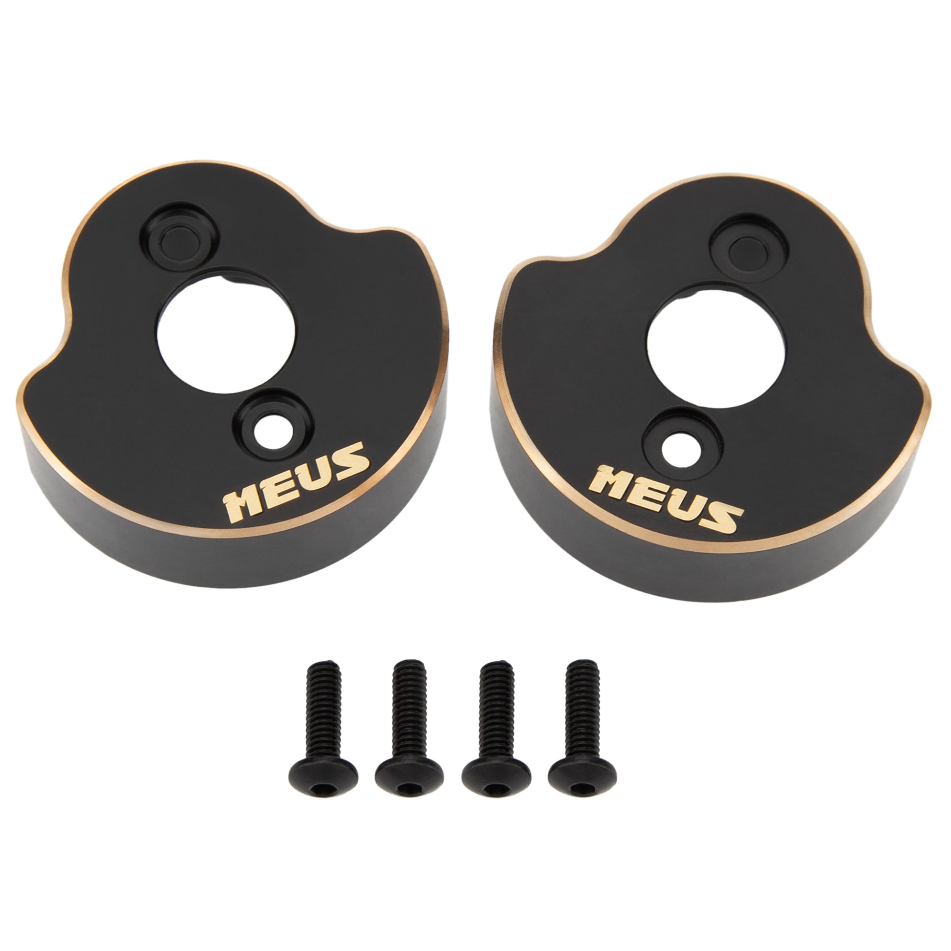 Brass Rear Outer Portal Cover for Capra 1.9 UTB Straight Nylon Axle 
