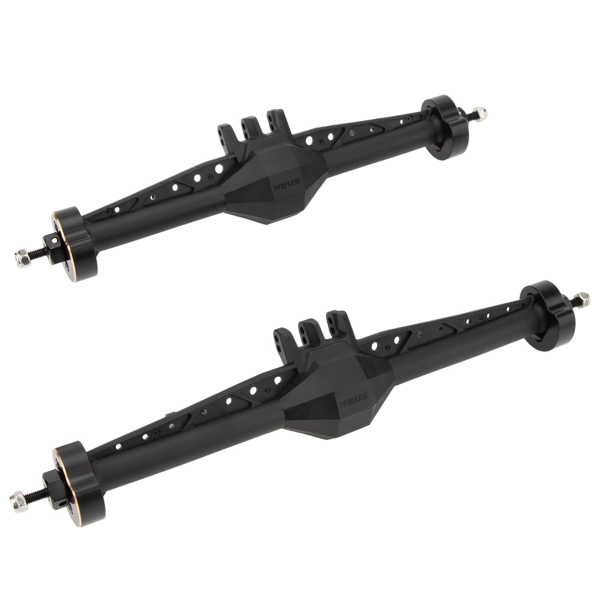 Brass Rear Outer Portal Cover for Capra 1.9 UTB Straight Nylon Axle 