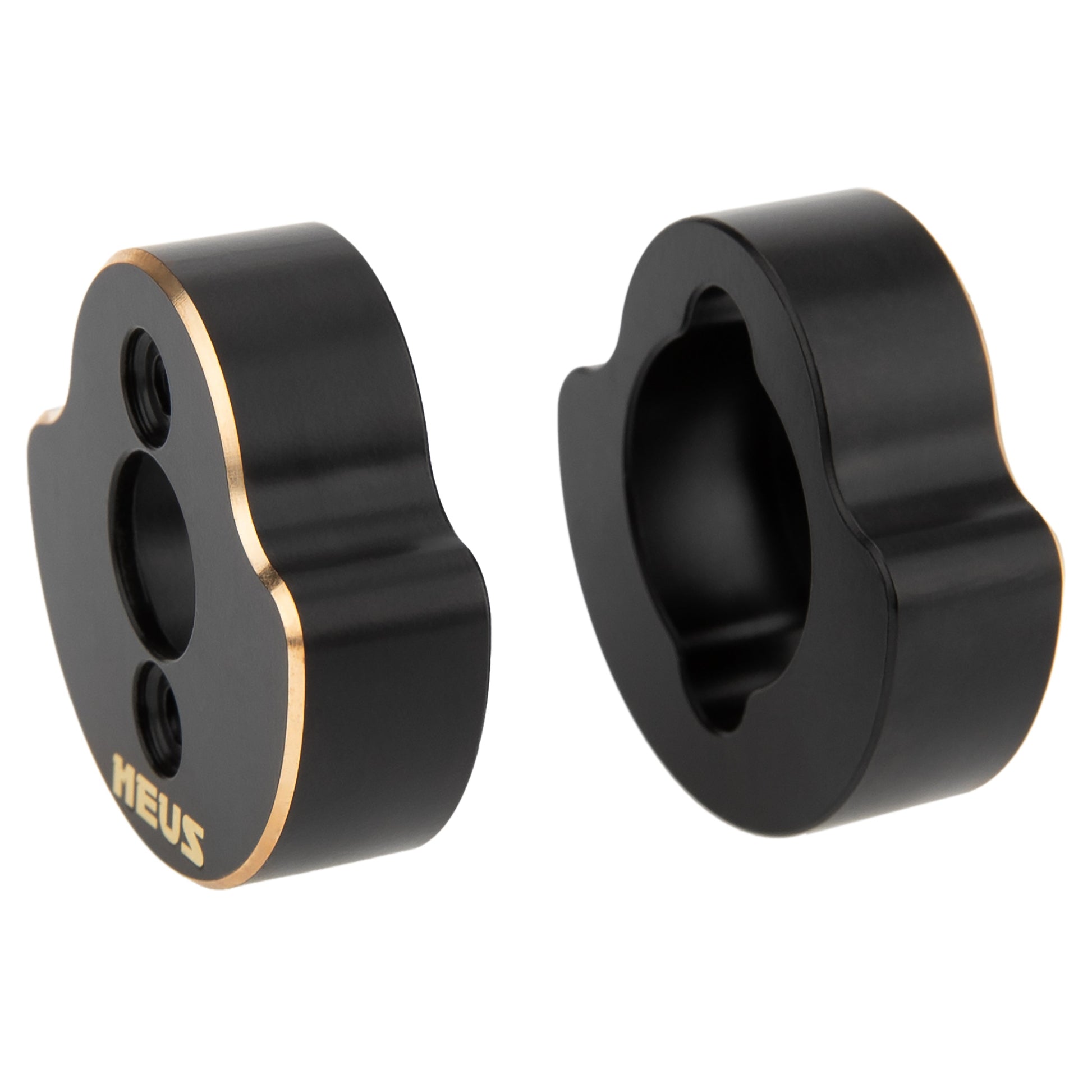 Brass Rear Outer Portal Cover for Capra 1.9 UTB Straight Nylon Axle 