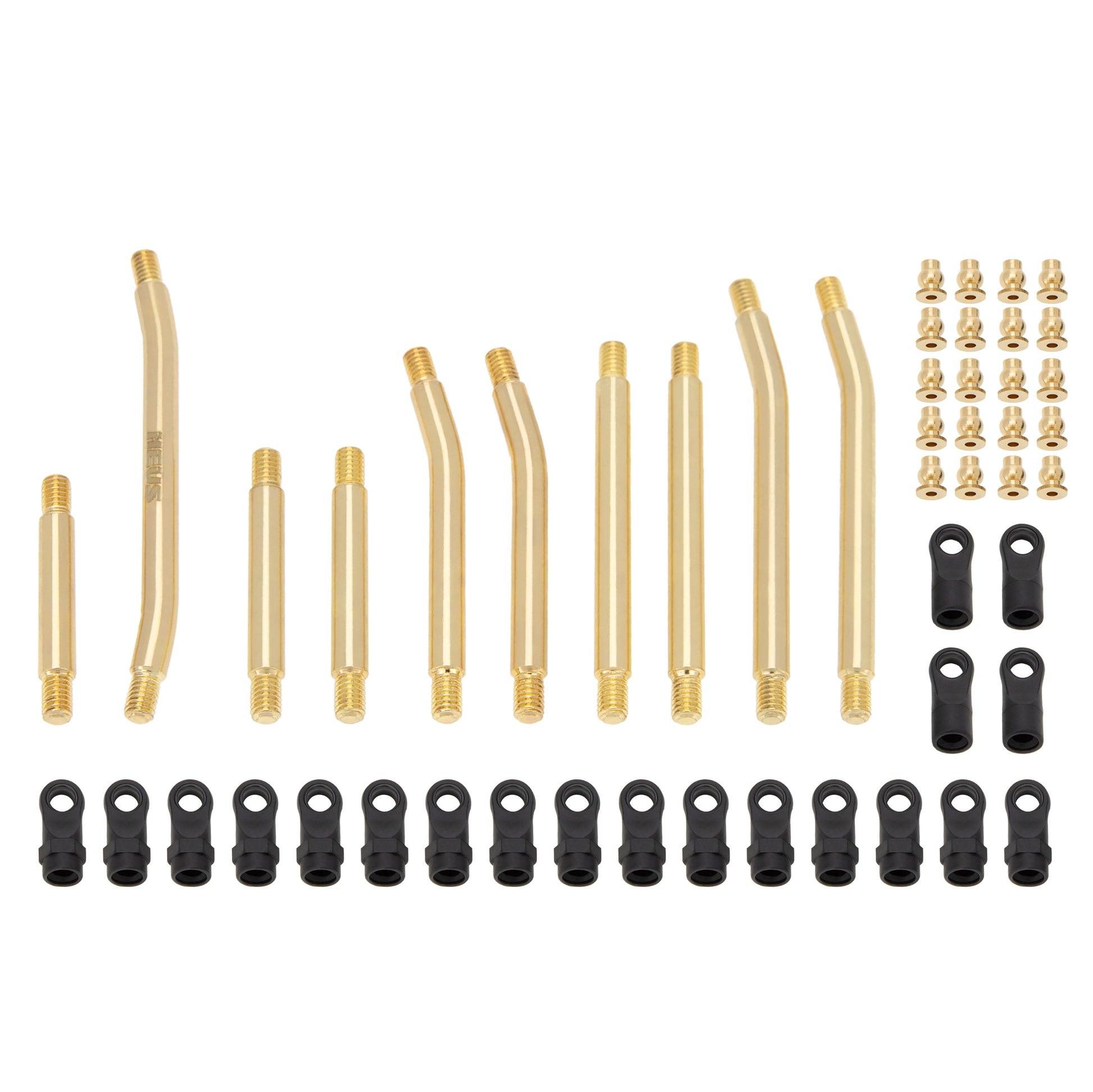 Brass SCX24 C10 High Clearance Chassis & Steering Links 