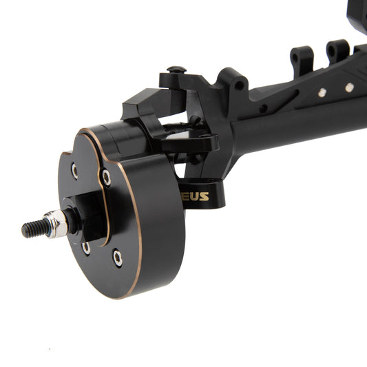 MEUS Racing Brass Steering Knuckles Diff Cover Rear Link Riser for MEUS 1/10 Capra 1.9 UTB Axles