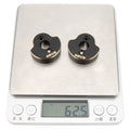 Capra 1.9 UTB Straight Axle brass Rear Outer Portal Cover weights 62.5g