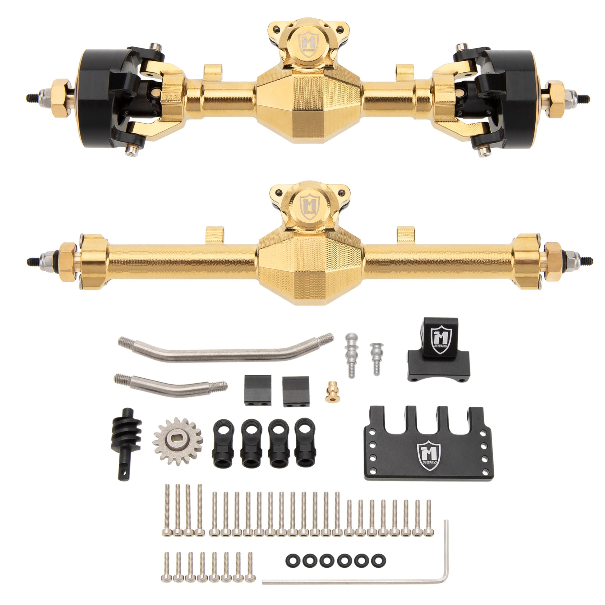 Gold SCX24 Isokinetic front and rear axles