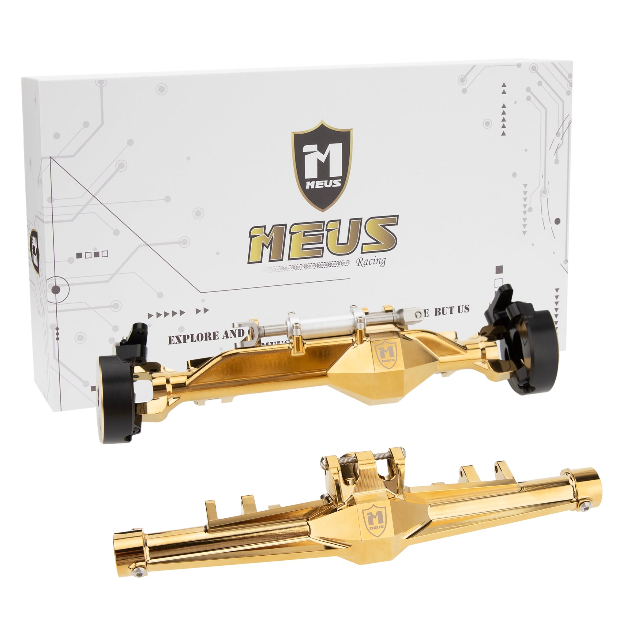 Gold H10 Optic Isokinetic Front Rear Axles Housings