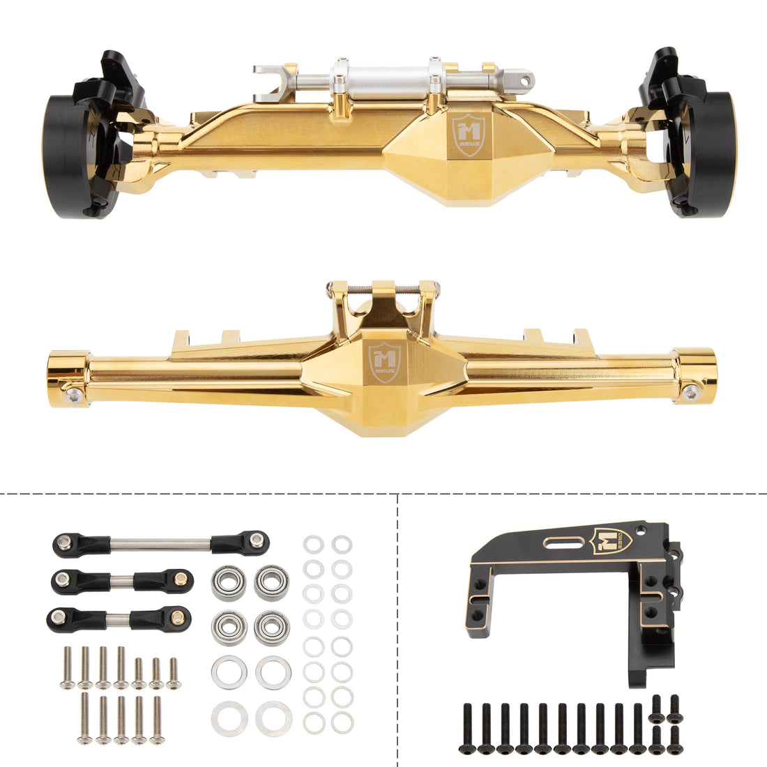 Gold H10 Optic Isokinetic Front Rear Axles Housings