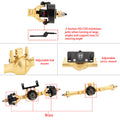 Gold TRX4M V2 Metal Isokinetic Axles details
